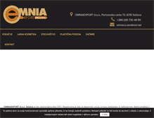 Tablet Screenshot of omniaexport.si